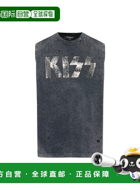 DSQUARED2 男士T恤 S78GD0111S21600814 CO 黑色 圆领无袖背心