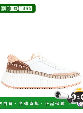 CHLOÉ 女士运动鞋 C24S00RBD6J8 SS2026 白色 圆头运动鞋