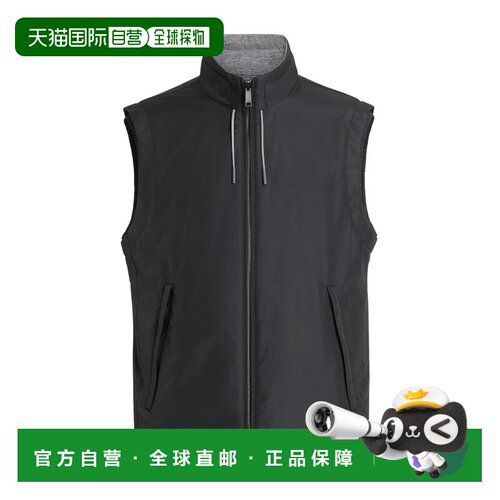 1h可退 Z ZEGNA 男士夹克 E7T337110B001 SS2025 黑色 科技面料双
