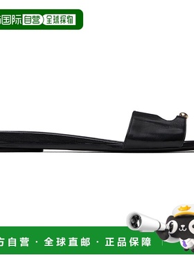 1h可退 潮奢 Tory Burch 托里 伯奇 女士 黑色 Pierced 凉鞋 1658