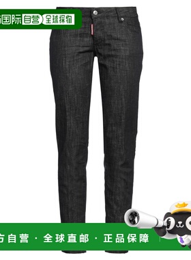 潮奢 Dsquared2 二次方 女士 牛仔长裤 black黑色 舒适时尚牛仔裤