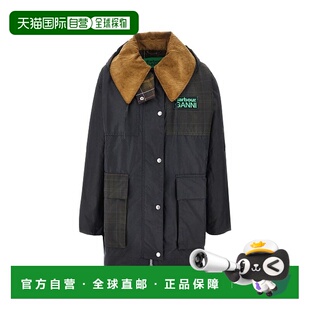 潮奢 barbour 巴伯尔 女士 GANNI X BARBOUR 羽绒服 LWX1527