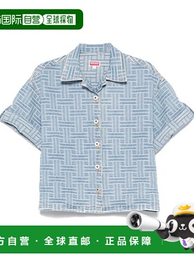 KENZO 女士衬衫 FF52DC2496J4DB-2 SS2025 蓝色