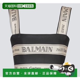 SS2025 EF1AA370JJ95EDY 黑色 女士背心吊带 BALMAIN