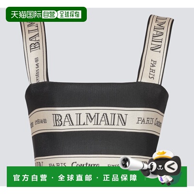 BALMAIN 女士背心吊带 EF1AA370JJ95EDY SS2025 黑色
