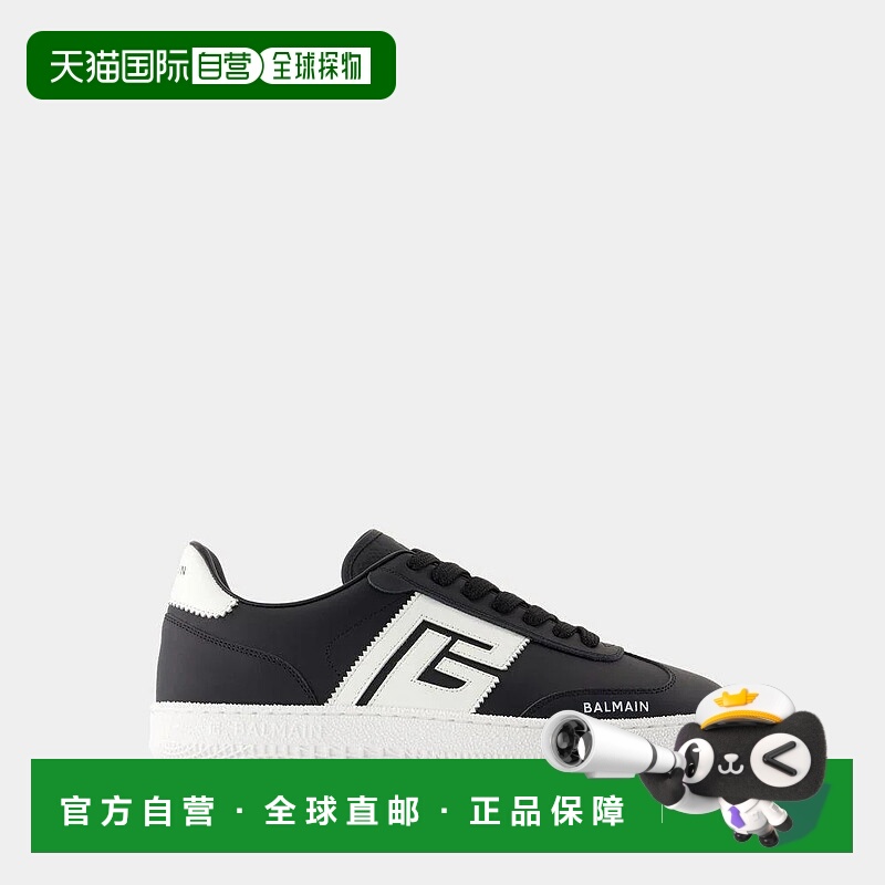 1h可退 BALMAIN 男士运动鞋 EM0VI360LVTR SS2025 黑色 Balmain S