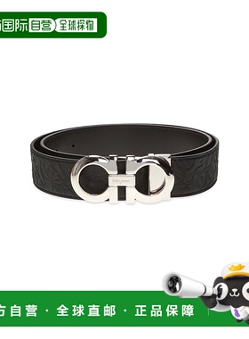 SALVATORE FERRAGAMO 男士腰带 675542DOUBLEADJUS724127NERO皮带