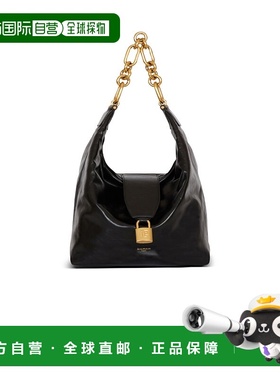 BALMAIN 女士手提包 FN1BT003LBFO0PA AW2025 黑色 Sync Hobo 小