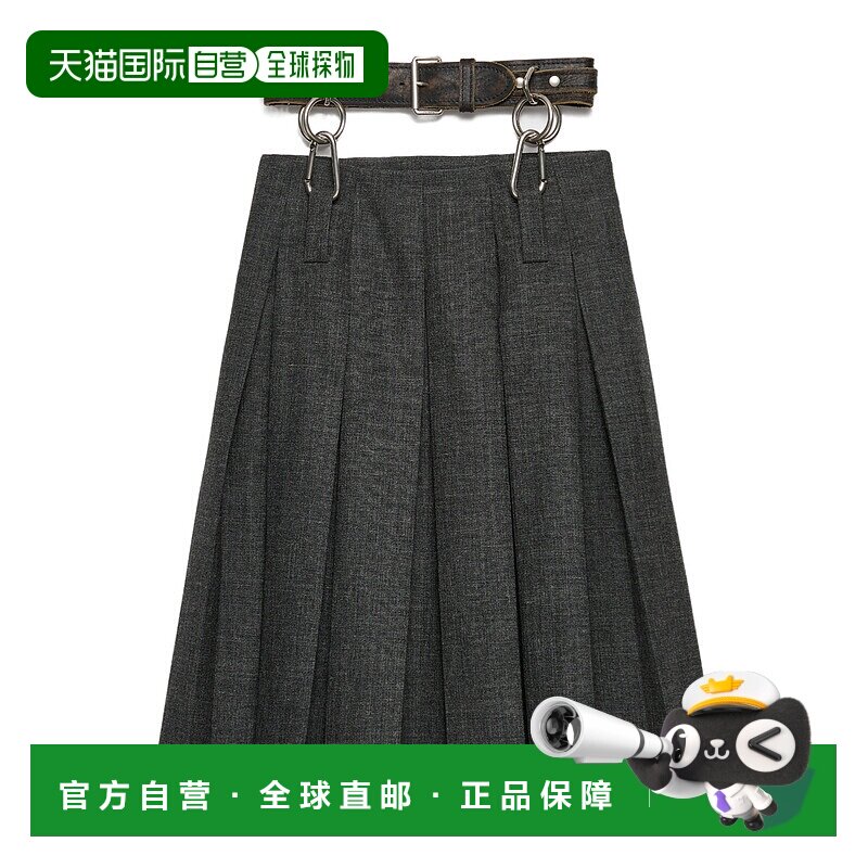 PRADA 女士半身裙 P149WK11CZSOOOF0480 SS2025 灰色