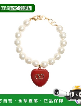VALENTINO 女士手链手镯 WJ0Y71LTDR5P CO 黄色珍珠 徽标手链