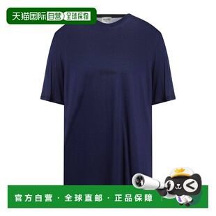 1h可退 潮奢 Saint Laurent 圣罗兰 男士 T恤 blue蓝色 舒适时尚