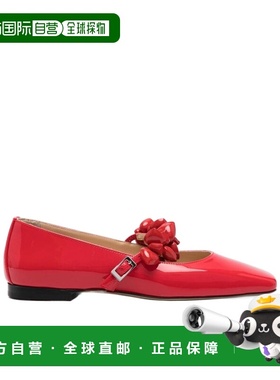 MACH&MACH 女士休闲鞋 SS25S0899RED SS2025 红色 方头平底鞋