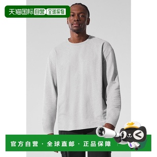 男款 alo T恤 宽松舒适休闲长袖 m3299rWhite yoga