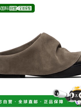 1h可退 潮奢 The Attico 女士 灰褐色 Mini Robin 穆勒鞋 250WSH0