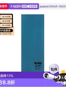 MOSCHINO莫斯奇诺 简约休闲时尚流苏舒适保暖 绒线围巾 女款 蓝色