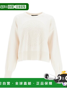 VERSACE 女士针织毛衣 10134291A100051W540 SS2025针织衫