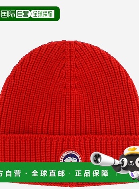 CANADA GOOSE 男士帽子 5026M11 SS2022 红色针织帽