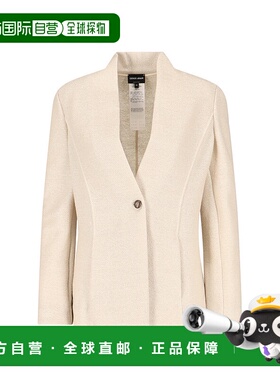 1h可退 潮奢 armani 阿玛尼 女士 喬治 阿瑪尼單排扣夾克 GW00316