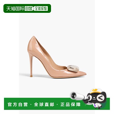 潮奢 Gianvito Rossi 吉安维托 罗西 女士 Jaipur 水晶装饰漆皮浅