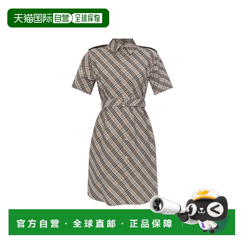 1h可退 BURBERRY 女士连衣裙 8103472C1849HUSKIPCHECK SS2025