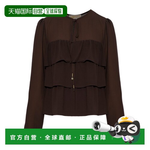 MICHAEL KORS 女士衬衫 MF641477R3201CHOCOLATE 【付后1h可退】