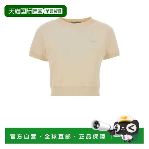 PRADA 女士T恤 135738SOOO14W6F0010 SS2026 黄色