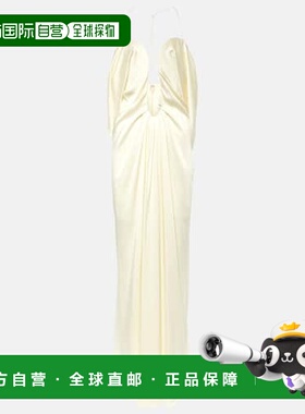 潮奢 VICTORIA BECKHAM 维多利亚 贝克汉姆 女士 crêpe 剪口缎面