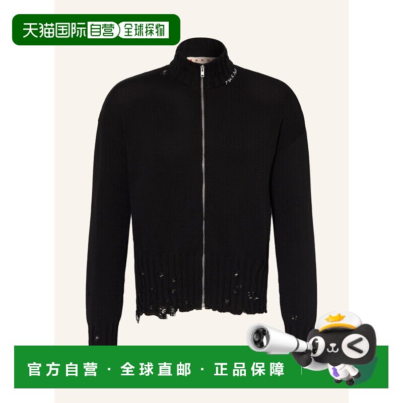 1h可退 MARNI 男士针织衫 100301395913000 CO 黑色 Cardigan