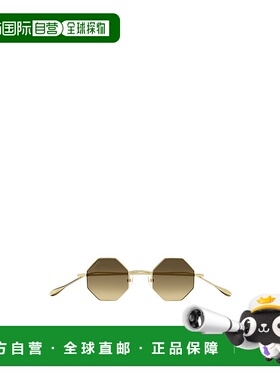 GUCCI 男士眼镜 GG1814S002 AW2025 绿色 几何框太阳镜古驰