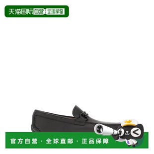 Salvatore Ferragamo 菲拉格慕 男士 Front 黑色皮质乐福鞋 71333