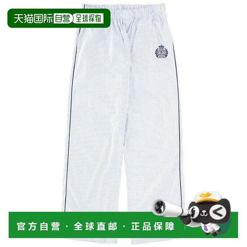 1h可退 潮奢 SPORTY & RICH 女士 阔腿裤 PA04664243ST02BLUESTRI