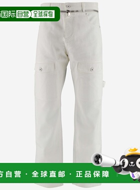 BALMAIN 男士休闲裤 AH0MI045DB690FA  SS2023显瘦阔腿裤外穿