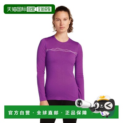 ICEBREAKER Merino 200 Oasis Mountain Pulse 长袖保暖底层衣 女