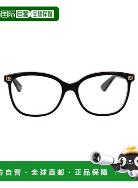 GUCCI 女士眼镜 GG1816O007 SS2025 黑色 全框平光镜古驰