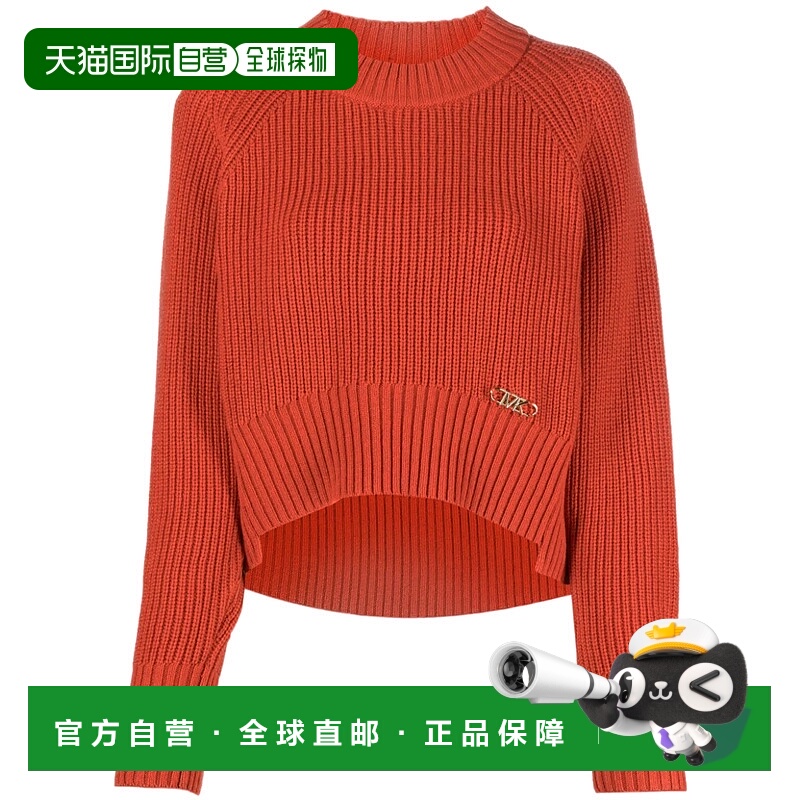 1h可退 MICHAEL KORS 女士针织衫 MF360NR6V1887 AW2023 红色羊绒