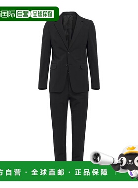 PRADA 男士西服套装 UAF420S15211QLF0002 SS2025黑色西装
