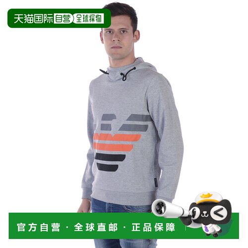 EMPORIO ARMANI 男士针织衫 6Z1MC21J14ZGREY SS2【付后1h可退】