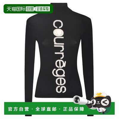 Courreges 女士 高领长袖针织衫 423MPU124FI0001