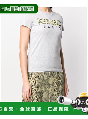 KENZO 女士衬衫 F952TS72199093 SS2019 白色 老虎印花T恤短袖