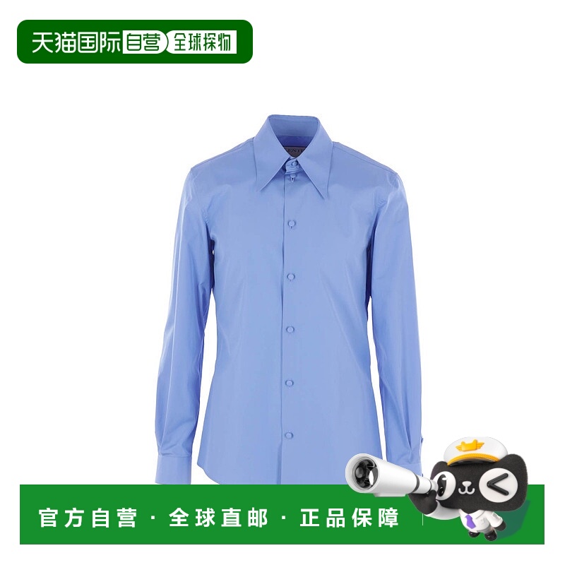 1h可退 潮奢 valentino 华伦天奴 男士 連結長袖襯衫 7V0ABS20B57