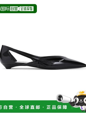 PRADA 女士芭蕾乐福鞋 1F732NFD0150550002 AW2024 黑色普拉达