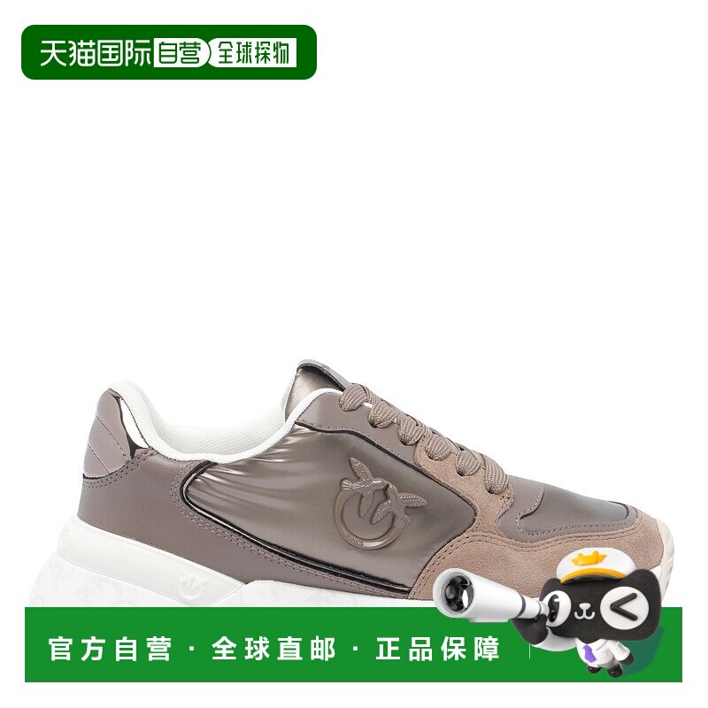 PINKO 女士运动鞋 SS0055P106L15 AW2025 棕色 Brown Gem 07 Snea
