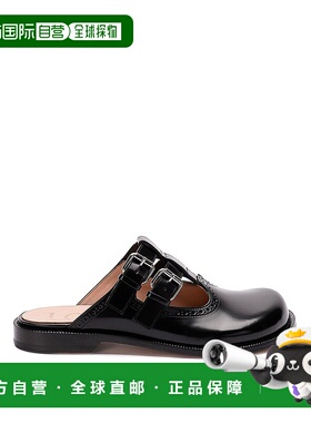 LOEWE 女士凉鞋 L815379X831100 SS2025 黑色 Mary Jane mules