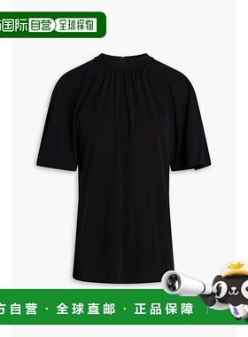 1h可退 潮奢 toteme 女士 褶皱针织上衣 234WRTWTP016FB0022001BL