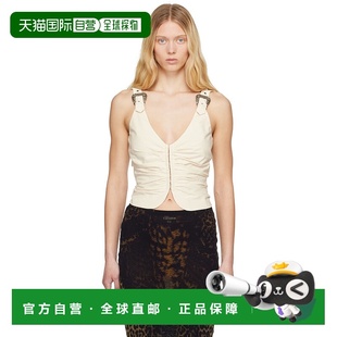 范思哲 女士 米色 1h可退 Buckle versace Baroque Ruched 潮奢