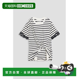 PHILLIP 3.1 LIM 菲利林3.1 蕾丝边条纹棉针织 1h可退 女士 潮奢