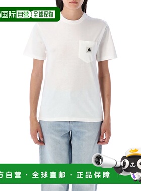 1h可退 潮奢 CARHARTT WIP 女士 口袋T恤 I03221502XX