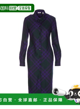 BURBERRY 女士连衣裙 8076743B7984 AW2023 紫色 ABITI