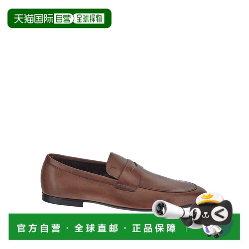 TOD'S 男士商务休闲鞋 XXM38K0GG10NF5S607 SS2026棕色乐福鞋