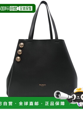 BALMAIN 女士斜挎包 DN1FE836LGSR0PA SS2025 黑色托特包女包